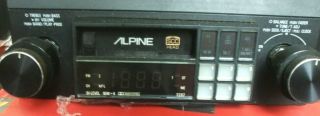 Alpine 7267 Vintage Car Stereo Tape Player Factory Lamborghini Ferrari Rare