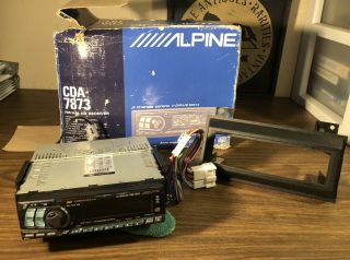 Alpine Cda - 7873 Cd Player Vintage Rare