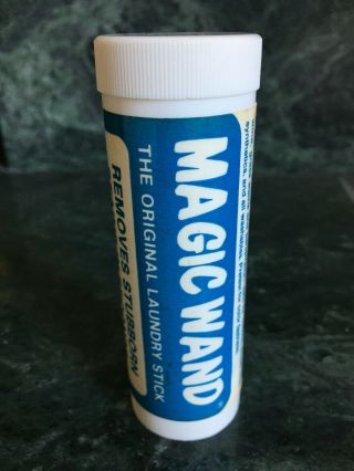 Magic Wand Laundry Stain Remover Stick 2.  5 Oz Almost Full - Rare Hard To Find