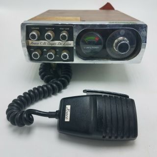 Kraco Kcb - 2330b Vintage Deluxe 23 - Channel Cb Radio Turns On & Lights Up