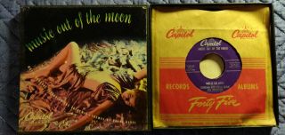 Music out of the Moon featuring the Theremin Rare 3 45rpm Capitol records set 2