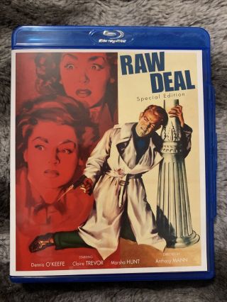 Raw Deal (blu - Ray Disc) Limited Edition Classic Flix Hard To Find Rare Classics