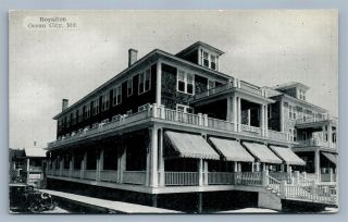 Ocean City Md Royalton Hotel Antique Postcard