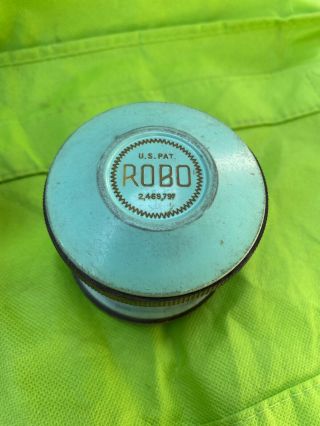 Ultra Rare Vintage Green Robo Pull Through Knife Sharpener