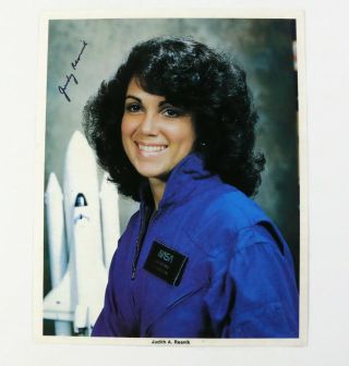 RARE Shuttle 41 - D NASA Photo SIGNED Judy Judith Resnik First day cover Schedule 2
