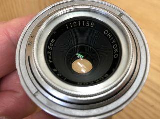 Rare : Exc,  5 Minolta Chiyoko Rokkor 35mm F3.  5 Wide Angle Lens For A JPN 3