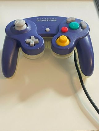 Rare Indigo Clear Official Nintendo Gamecube Controller Dol003