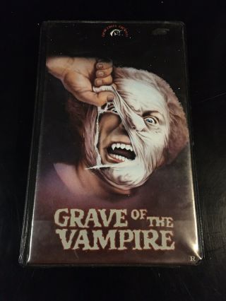 Grave Of The Vampire Horror Vhs Unicorn Video Vintage Cult Rare Gore
