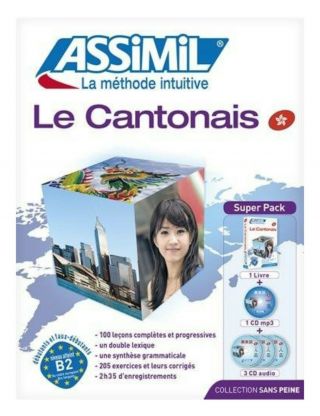 Le Cantonais Sans Peine - Rare Language Cds/book Package Livre Assimil French