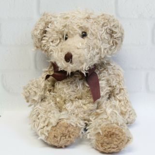 Russ Berrie Radcliffe Teddy Bear From The Past Stuffed Plush Dot Bow 3282 8 "