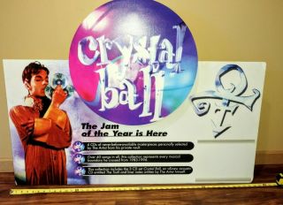 Very Rare Prince Crystal Ball Store Display Not Poster Four Feet Wide Look