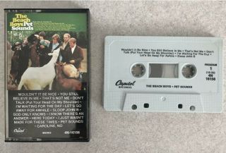 The Beach Boys - Pet Sounds - A Capitol Reissue 4n - 16156 Cassette Tape Nm Rare