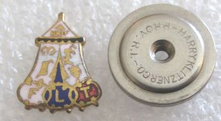 Antique Independent Order Of Odd Fellows Encampment Membership Lapel Pin - Ioof
