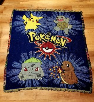 Pokémon (vintage Throw Blanket 54 " X 40 " 90 