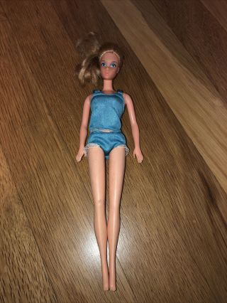 1966 Barbie Doll Vintage Blond Hair Blue Eyes