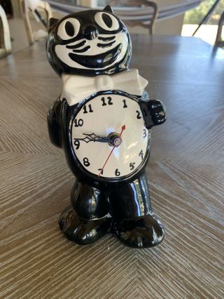 Vintage Felix The Cat Black & White California Clock Company Rare