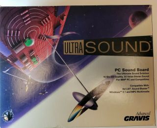 Gravis Ultrasound GUS Rev 2.  2 ISA Soundcard with 1MB Memory RARE 2