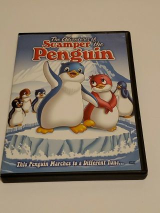 The Adventures Of Scamper The Penguin (dvd,  2006) Rare/oop 1992 Animated Film