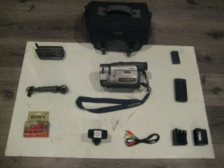 Very Rare Sony Ccd - Trv99 Hi - 8 X Ray Unmodified Camcorder.  Made In Japan.