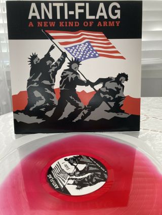 Anti - Flag - A Kind Of Army Lp Red/clear Vinyl Limited Edition Record Rare