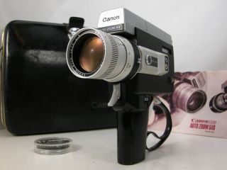 Canon 8 Movie Camera W/rare Slow Motion Feature & Case