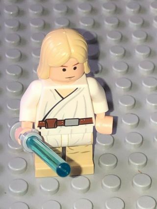 Star Wars Lego Minifig Minifigure Sw176 Luke Skywalker 10179 10188 Rare