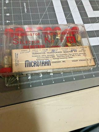 Antique Microtran Transistor Transformer Selector Kit