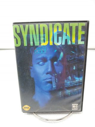 Rare Vintage 1990s Syndicate Sega Genesis Video Game Complete