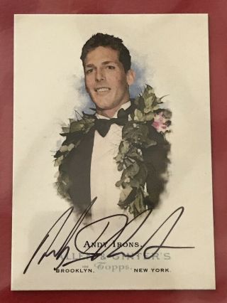 2006 Topps Allen & Ginter Andy Irons Autograph Signed Rare World Champion Surfer