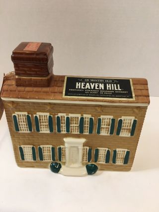 Rare - 1969 Heaven Hill Ky Bourbon Whiskey Decanter Bottle With Tag