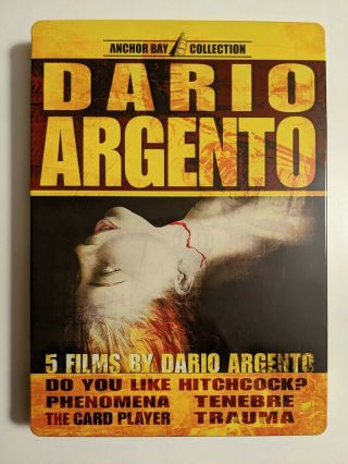 5 Films By Dario Argento (steelbook Dvd,  5 - Disc Set,  Oop,  Rare)