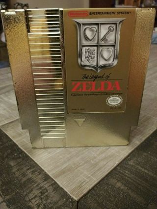 The Legend Of Zelda Gold (1987) Authentic,  Rare,  & Also In Great Shape