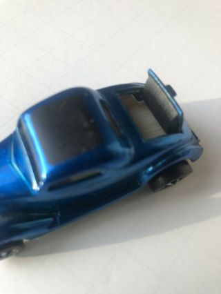 Hot Wheels Redline 36 Ford Coupe (RARE BLUE /WHITE INTERIOR) 3