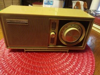 Vintage - Rare Instant Sound Silvertone Model No.  8001 Sears Am Radio