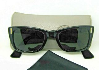Vintage Ray - Ban Usa 1950s B&l Rare 1st Gen Caribbean Wayfarer Sunglasses