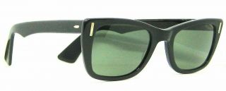 Vintage Ray - Ban USA 1950s B&L Rare 1st Gen Caribbean Wayfarer Sunglasses 2