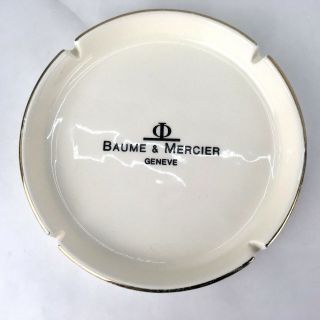 Geneve Baume & Mercier 7 " Ashtray (watch Company) Rare Item Ceramic
