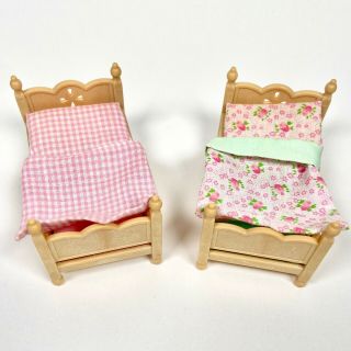 Sylvanian Families Calico Critters Pale Brown Bunk Bed With Bedding - Spares