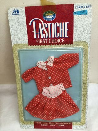 Vintage Hunter Toys Pastiche - First Choice Outfit - Polka Dot Skirt & Top