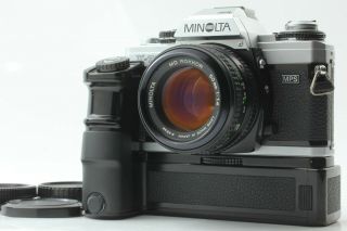 【rare Silver Near 】minolta X - 700 & Md Rokkor 50mm F1.  4 & M Drive From Japan