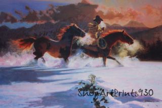 Dan Mieduch " Twilight Of The Gods " 28 " X 18 " (rare) Signed And Numbered Print