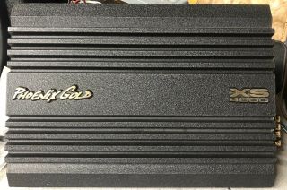 Old School Phoenix Gold Xs4600 4 Channel Amplifier,  Rare,  Amp,  Vintage,  Sq