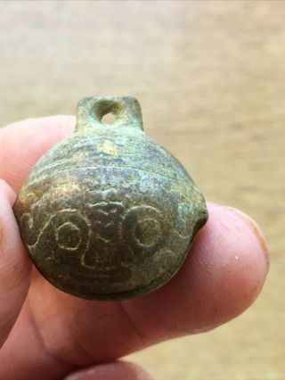 Small Crotal Bell Metal Detecting Find Ball No2b