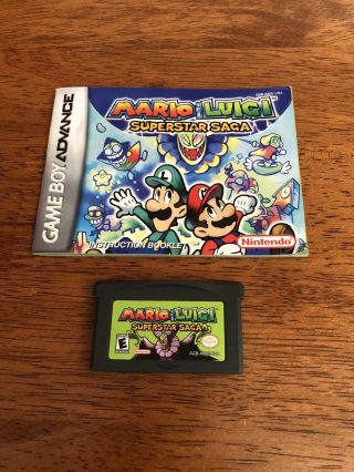 Mario & Luigi: Superstar Saga (game Boy Advance,  2003) Rare