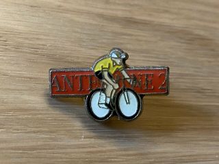 Very Rare Vintage Tour De France Pin Badge Road Cycling Sport Antenne 2 Tv Media