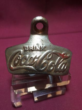 Antique/vintage 1920s Starr X Drink Cocacola Wall Mount Bottle Opener W/ Pat.