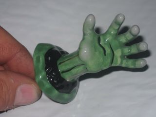 Nora Fleming retired Mini: Haunted Hand (Scary Zombie Hand) A210 MARKED NF RARE 2