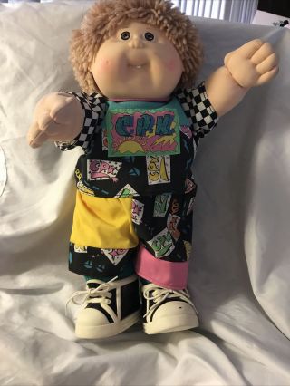Vintage 1990 Cabbage Patch Kids Admission Club Plush Doll Rare