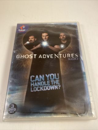 Ghost Adventures Season 2,  Dvd,  Rare,  Travel Channel,  3 Disc Set