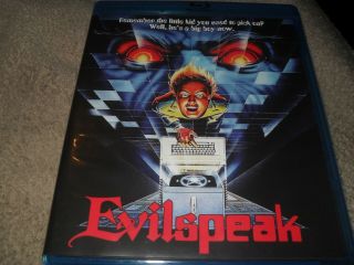 Evilspeak (1981) Uncut Rare Oop Shout Factory Like Blu - Ray